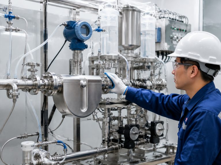 广安科里奥利液体质量流量计